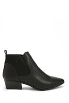 Forever21 Qupid Pull-on Ankle Boots