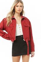 Forever21 Belted Twill Jacket