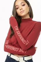 Forever21 Love Conquers All Graphic Top