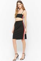 Forever21 Striped Drawstring Skirt
