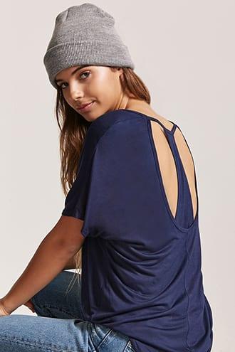 Forever21 Cutout Racerback Tee