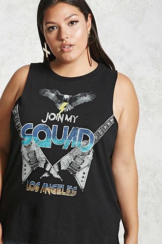 Forever21 Plus Size Squad Muscle Tee