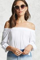 Forever21 Cuffed Off-the-shoulder Top