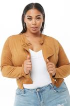 Forever21 Plus Size Faux Suede Jacket