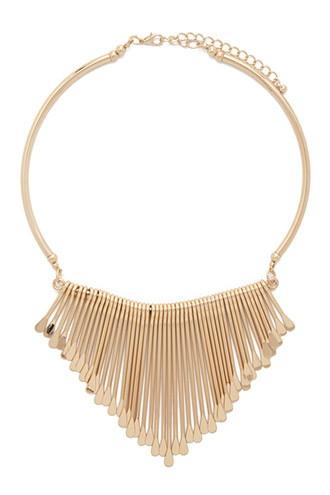 Forever21 Matchstick Bib Collar Necklace