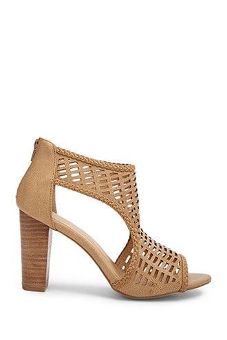 Forever21 Cutout Chunky Heels