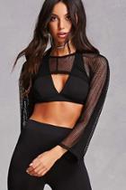 Forever21 Super Cropped Mesh Top