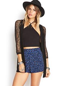 Forever21 Pleated Baroque Shorts