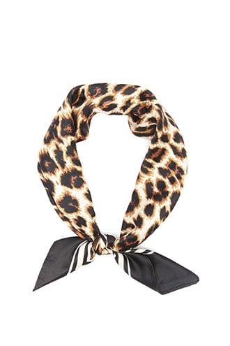 Forever21 Colorblock Leopard Print Headwrap