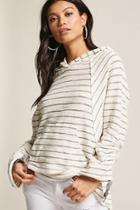 Forever21 Ruched-sleeve Stripe Top