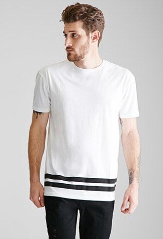 Forever21 Duo-stripe Tee