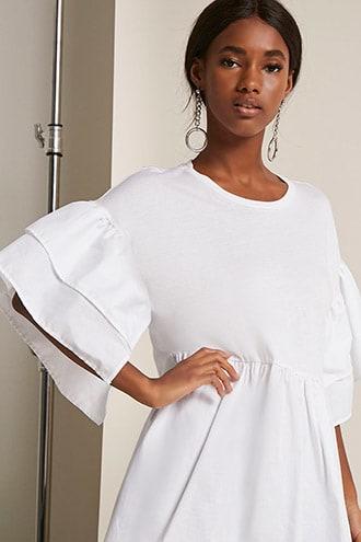 Forever21 Ruffle Sleeve Tunic