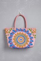 Forever21 Raj Large Embroidered Tote