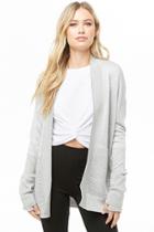 Forever21 Active Heathered Knit Cardigan