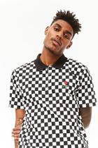 Forever21 Checkered Print Polo Shirt