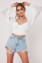 Forever21 Missguided Clip Dot Crop Top