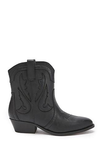Forever21 Western Ankle Boots