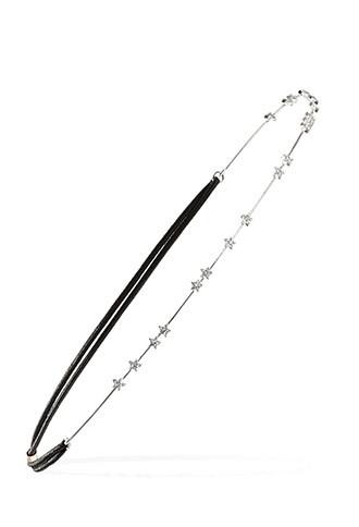 Forever21 Rhinestone Star Headband (silver)