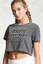 Forever21 Active Graphic Crop Top