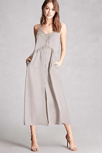 Forever21 Pixie & Diamond Satin Slip Dress