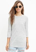Forever21 Ribbed Knit Longline Top