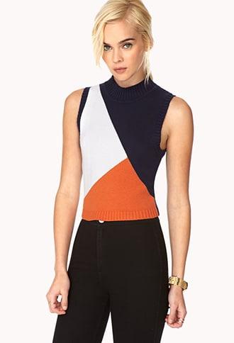 Forever21 Retro Cropped Sweater