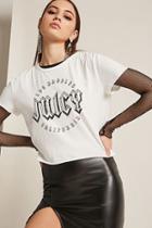 Forever21 Juicy Couture Raw-cut Graphic Tee