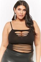Forever21 Plus Size Kikiriki Distressed Cami