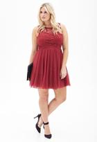 Forever21 Plus Size Tulle & Lace Dress