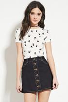 Forever21 Bunny Print Tee