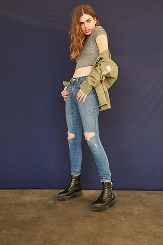 Forever21 Levis 721 High Rise Skinny Jeans