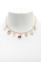 Forever21 High-polish Charm Necklace