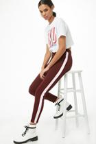 Forever21 Side-striped Drawstring Pants