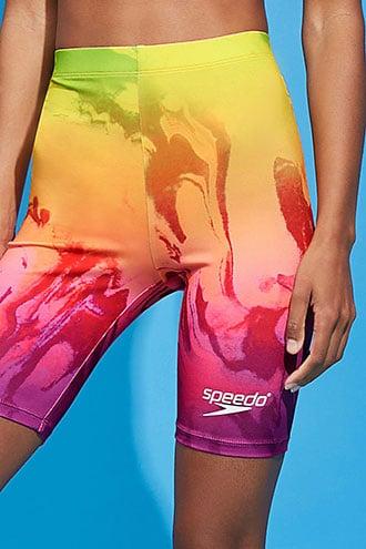 Forever21 Speedo Gradient Biker Shorts