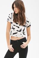Forever21 Abstract Printed Boxy Top