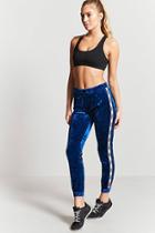 Forever21 Active Crushed Velvet Push Joggers