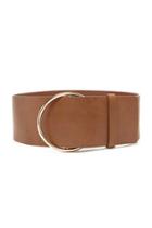 Forever21 Brown Wide Faux Leather Belt