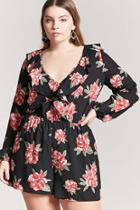 Forever21 Plus Size Plus Size Floral Ruffle Romper