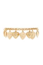 Forever21 Gold Heart Charm Bracelet