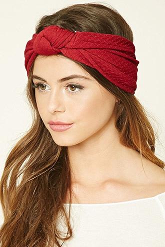 Forever21 Red Knotted Headwrap
