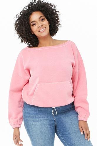 Forever21 Plus Size Fleece Pullover