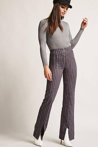 Forever21 Wide-leg Stripe Pants