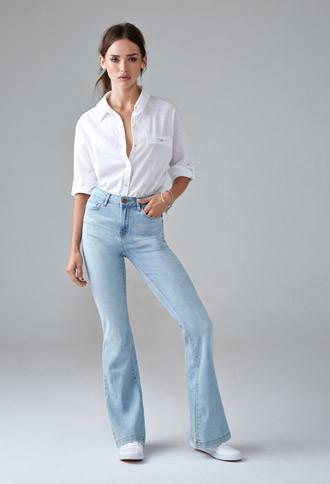 Forever21 High-waisted Flare Jeans