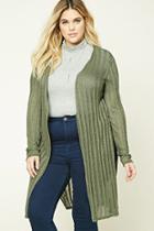 Forever21 Plus Size Open-knit Cardigan