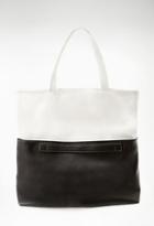 Forever21 Colorblocked Faux Leather Tote
