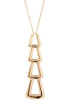 Forever21 Tiered Geo Pendant Necklace