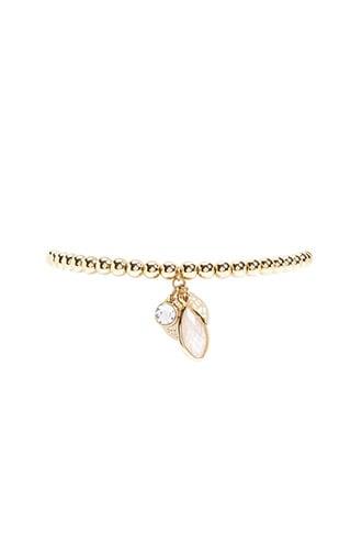 Forever21 Faux Gem Beaded Bracelet