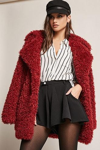 Forever21 Flared High-rise Shorts