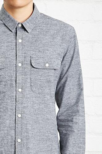 21 Men Men's  Woven Cotton Shirt
