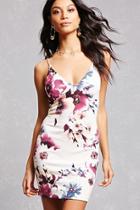 Forever21 Strappy Floral Bodycon Dress